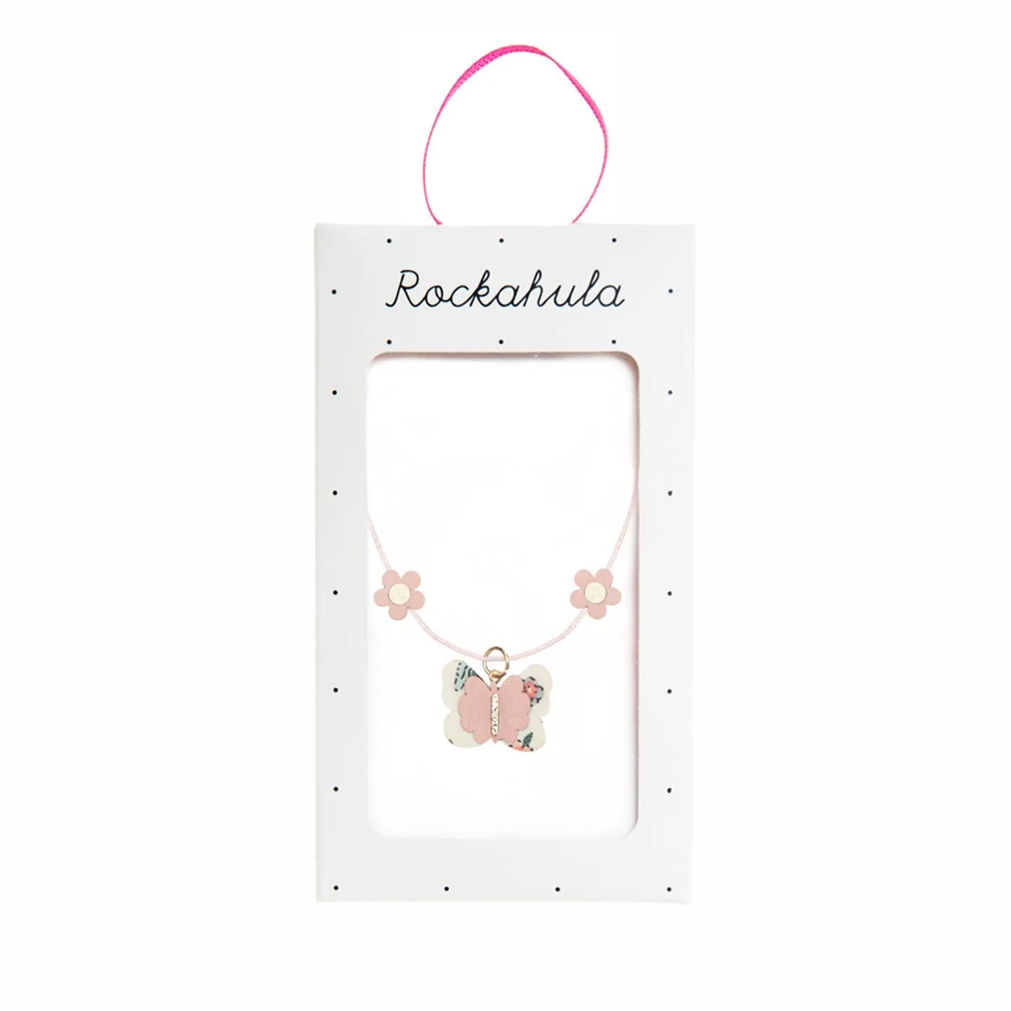 Floral Butterfly Necklace
