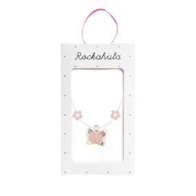 Floral Butterfly Necklace
