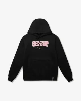 GEEDUP PLAY FOR KEEPS HOODIE BLACK PINK