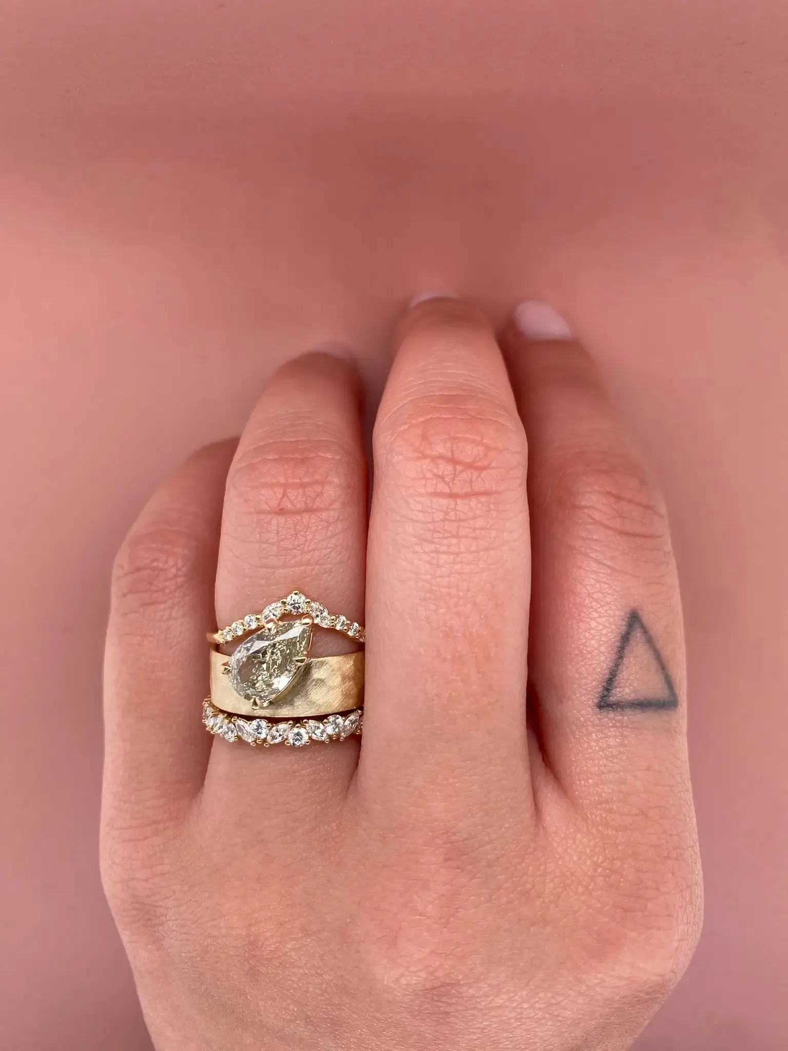 Green Pear Maribel Ring