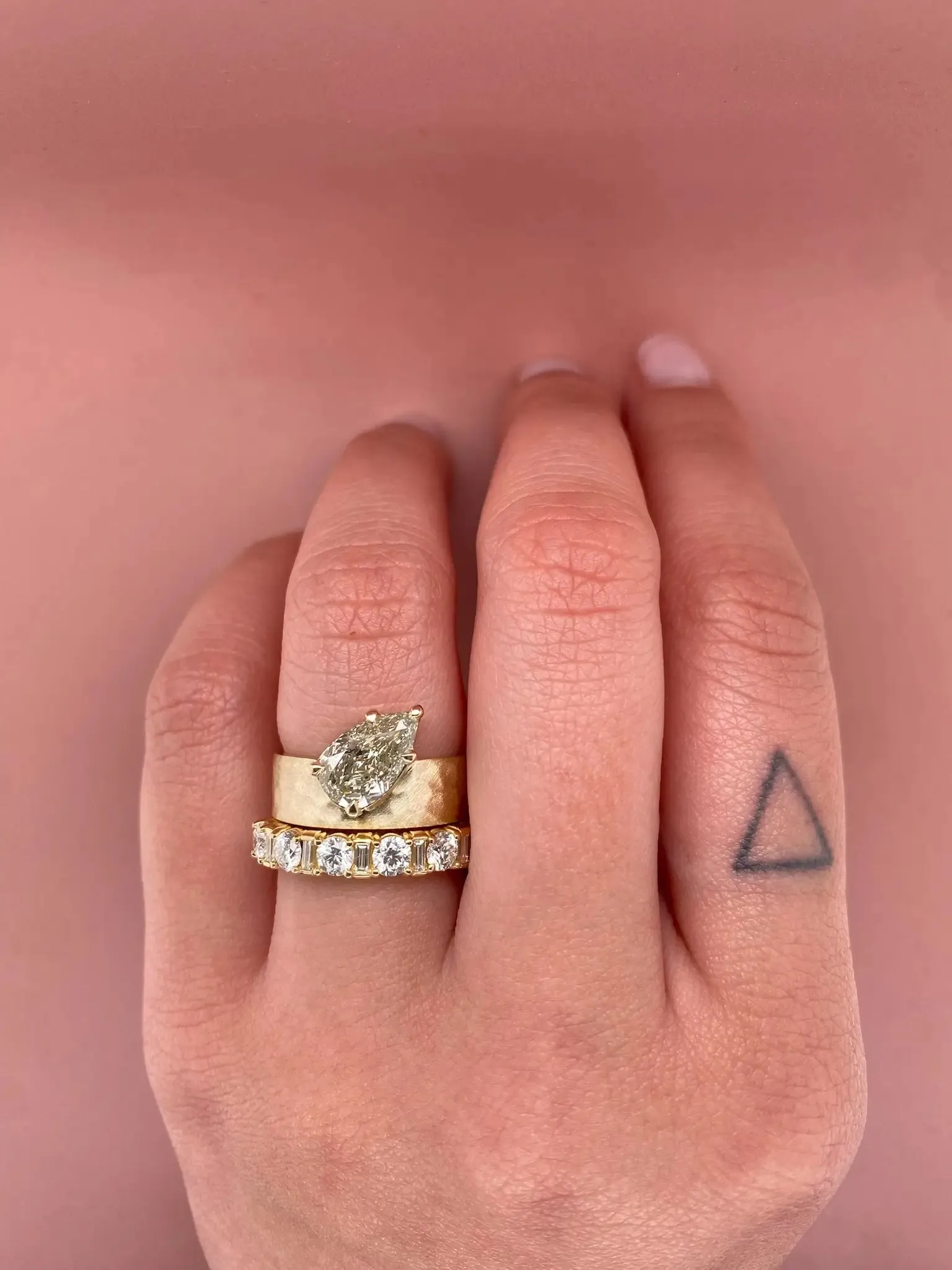 Green Pear Maribel Ring