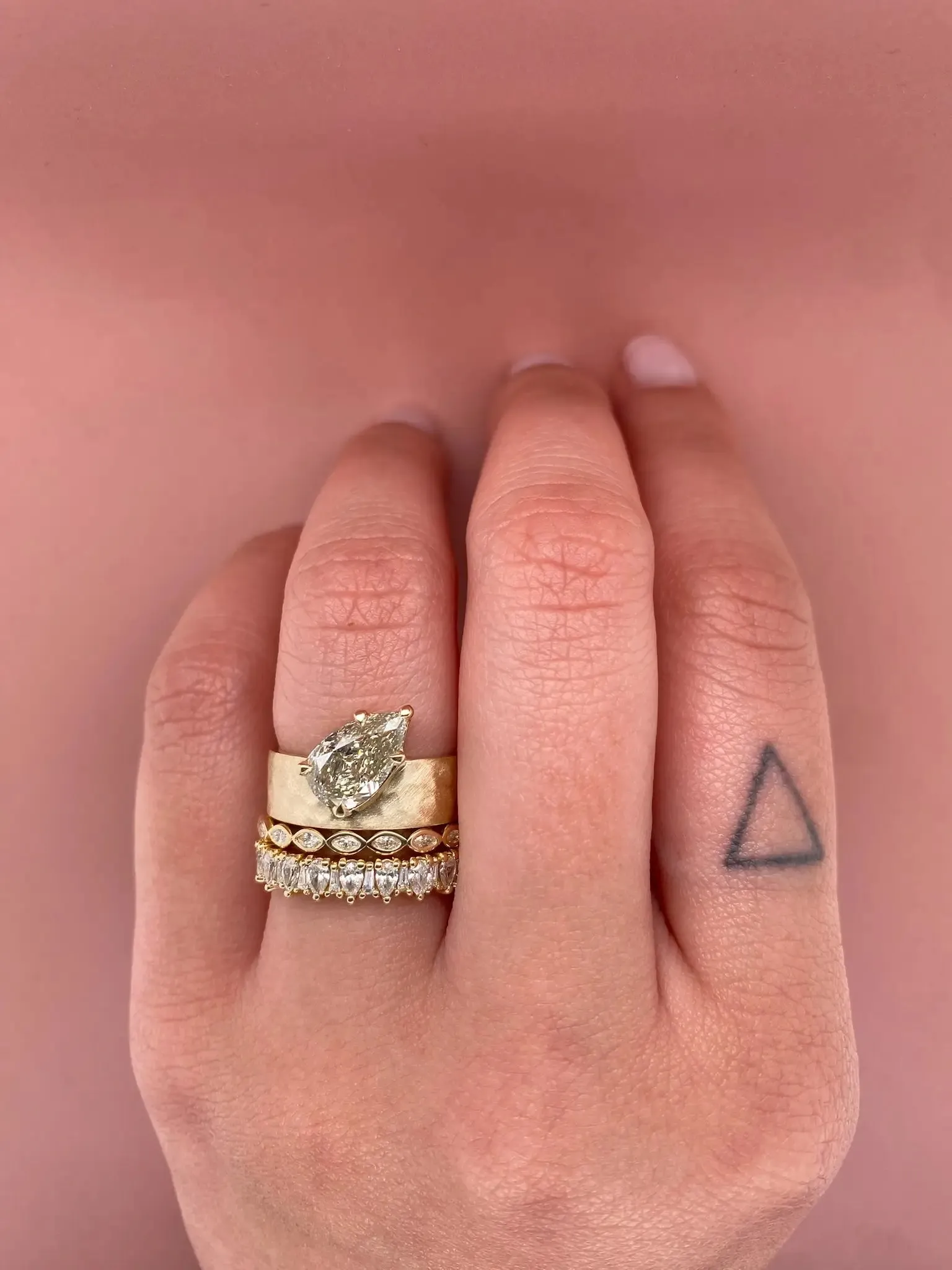 Green Pear Maribel Ring