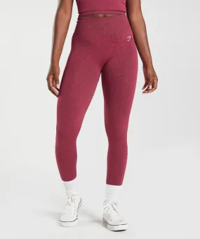 Gymshark Adapt Animal Seamless Leggings - Reef | Cherry Brown