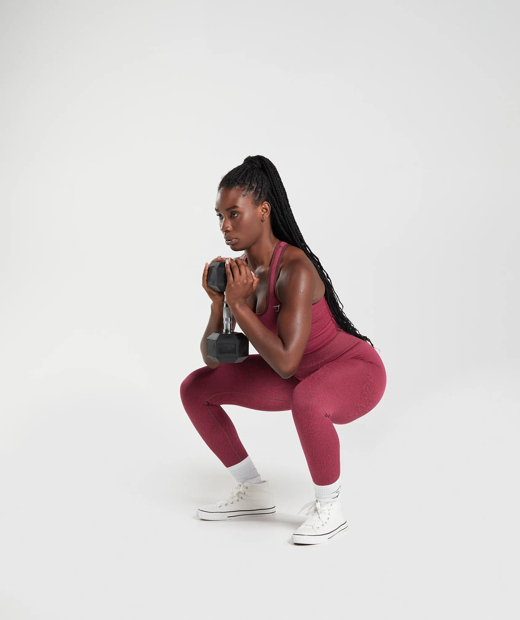Gymshark Adapt Animal Seamless Leggings - Reef | Cherry Brown