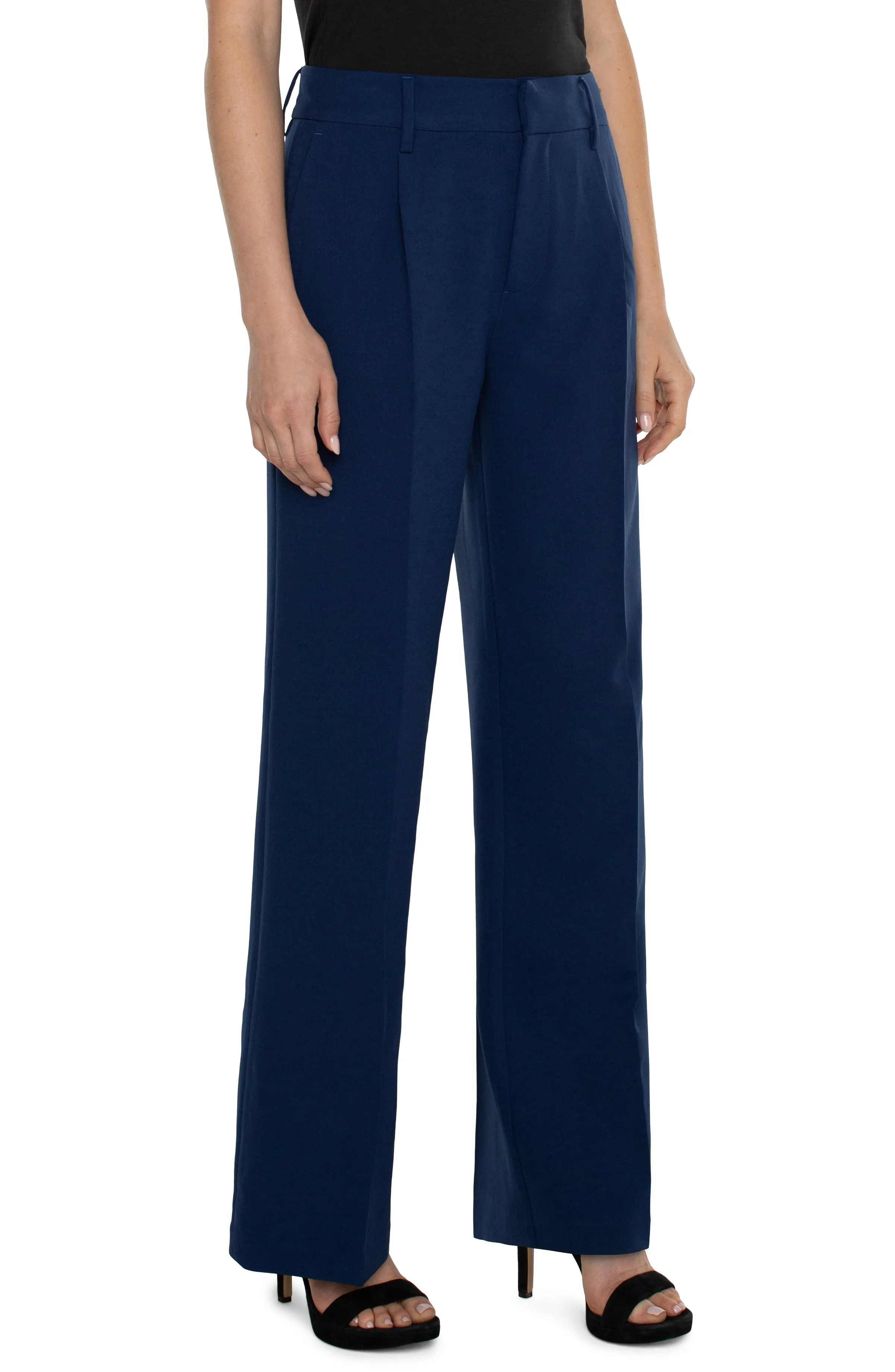 HI-RISE PLEATED TROUSER