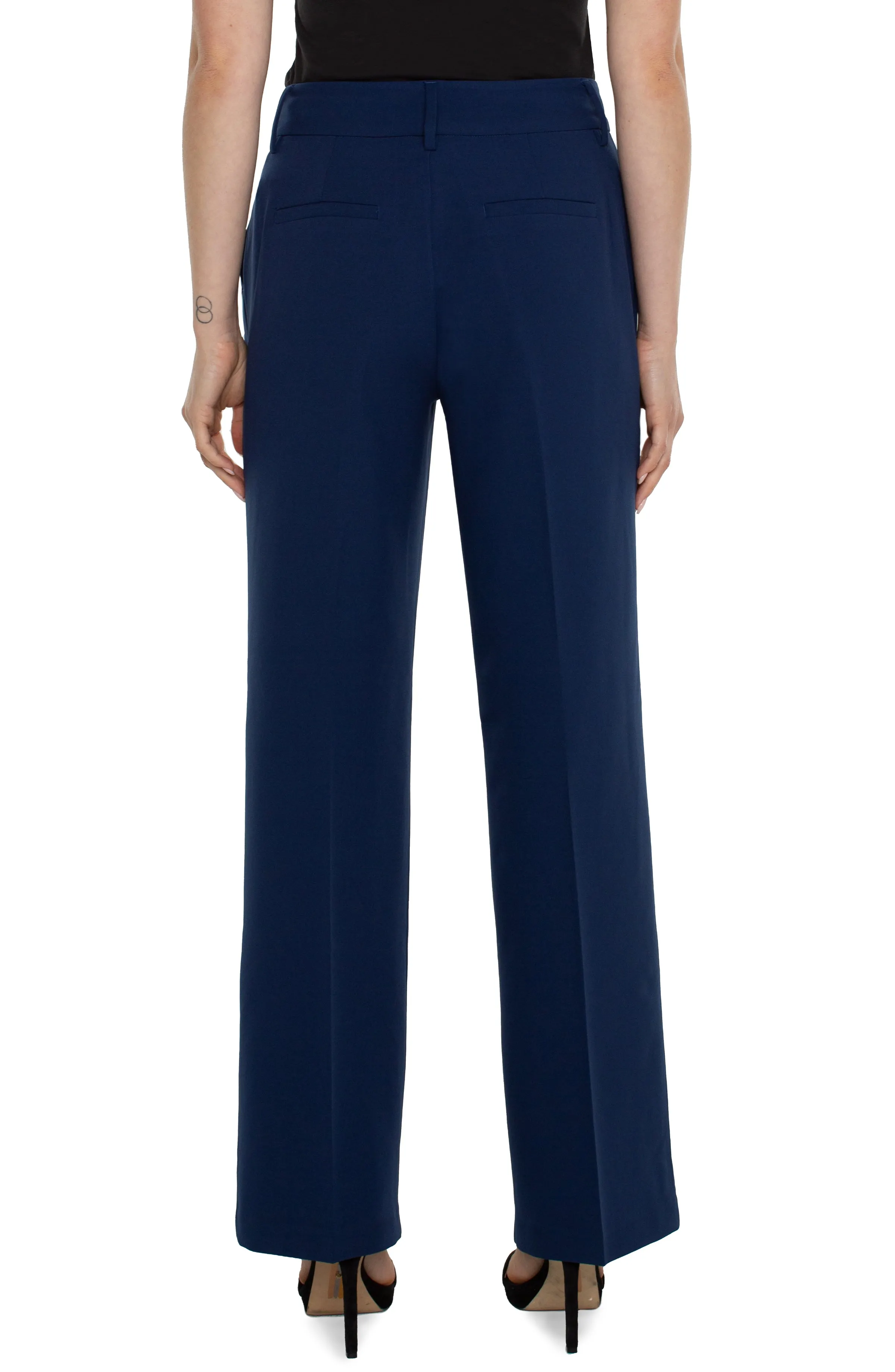 HI-RISE PLEATED TROUSER