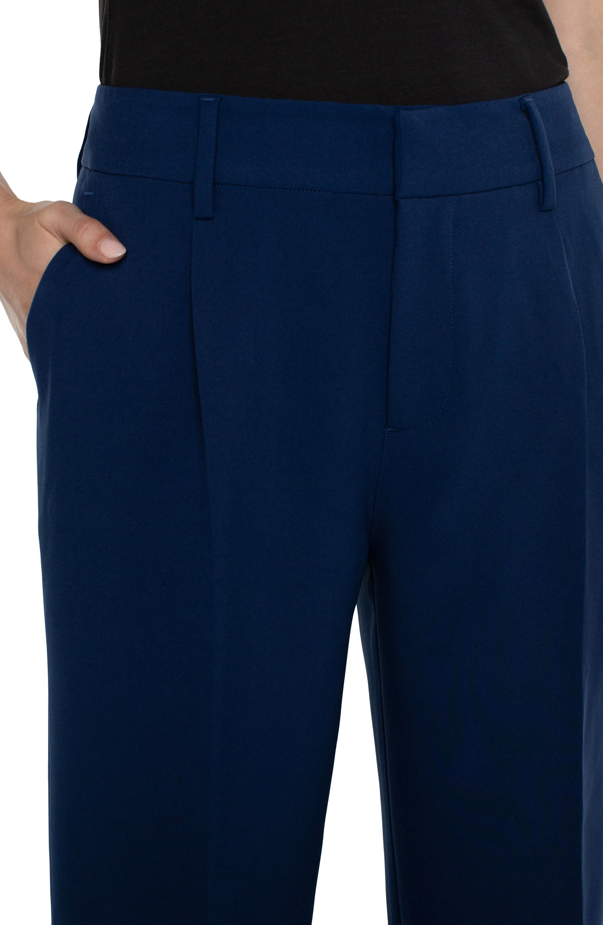 HI-RISE PLEATED TROUSER