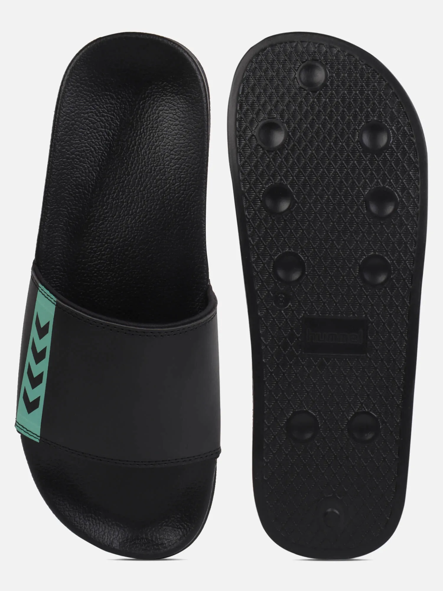 hummel WAVE MEN SLIDERS Comfortable Cushioned Sole Arch Support Durable Lightweight Flexible Trendy Style Flip flops and Slippers Slides for Men Daily use Chappal