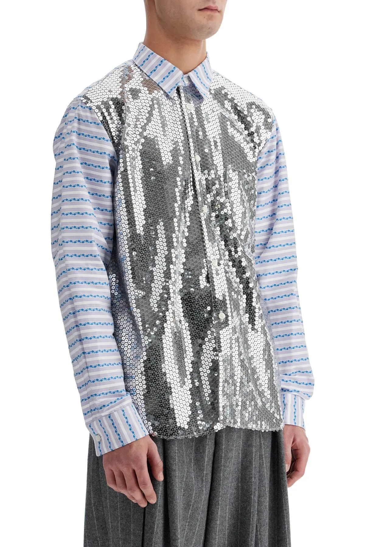 JACQUARD SHIRT WITH SEQU