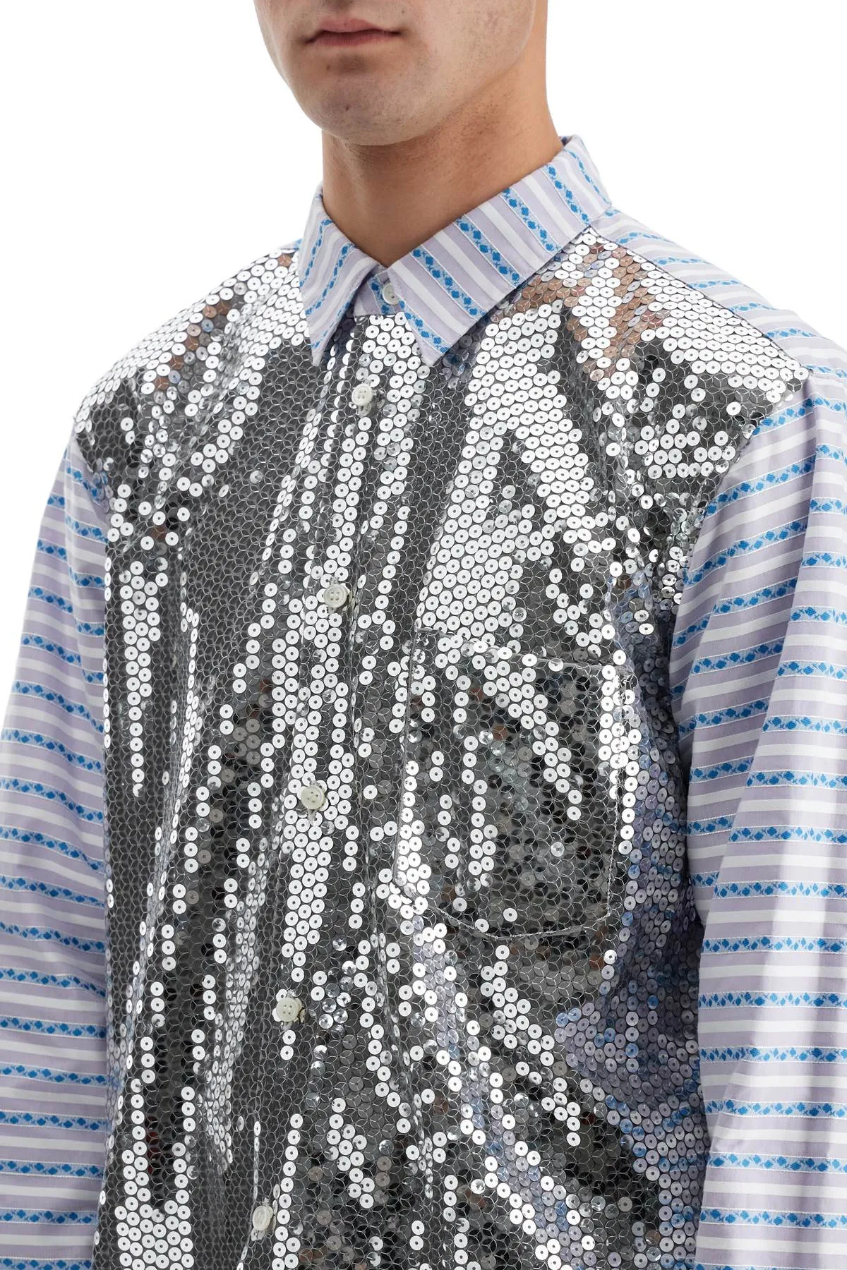 JACQUARD SHIRT WITH SEQU