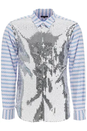 JACQUARD SHIRT WITH SEQU
