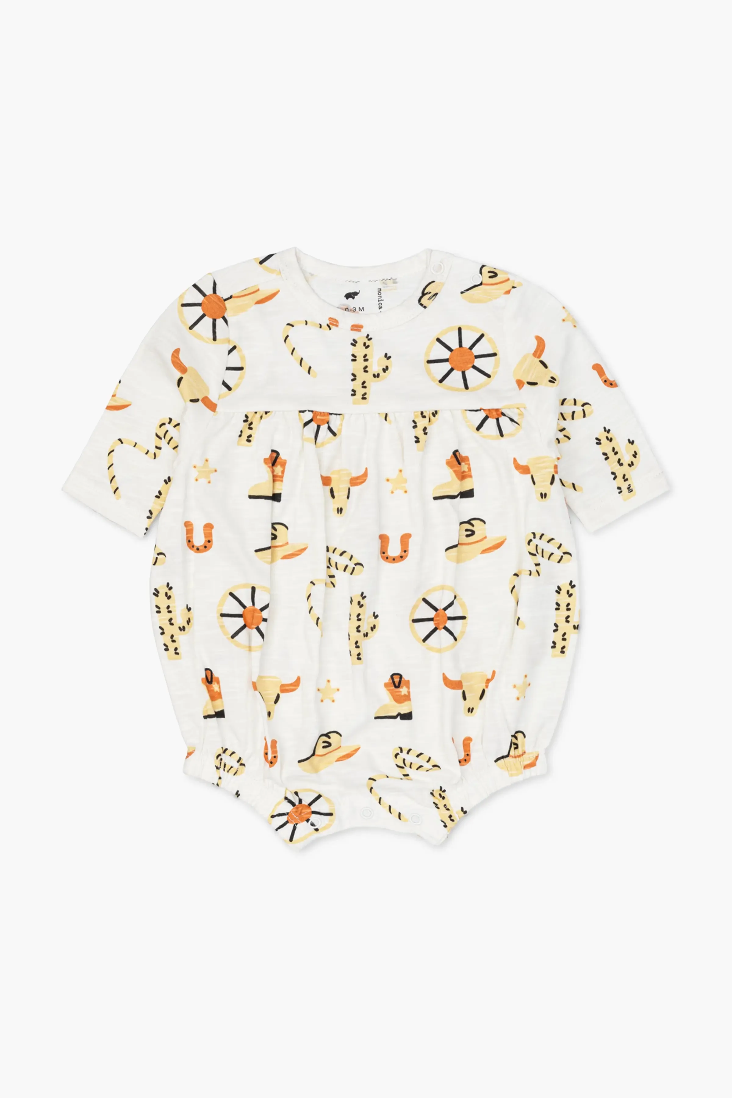 Long Sleeve Bubble Bodysuit_Giddy Up