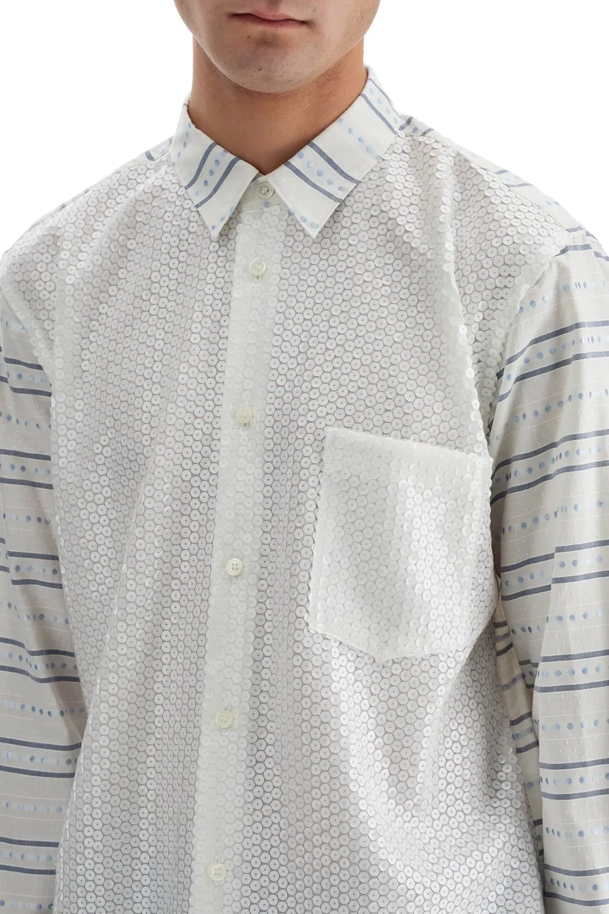 MAXI JACQUARD SHIRT WITH