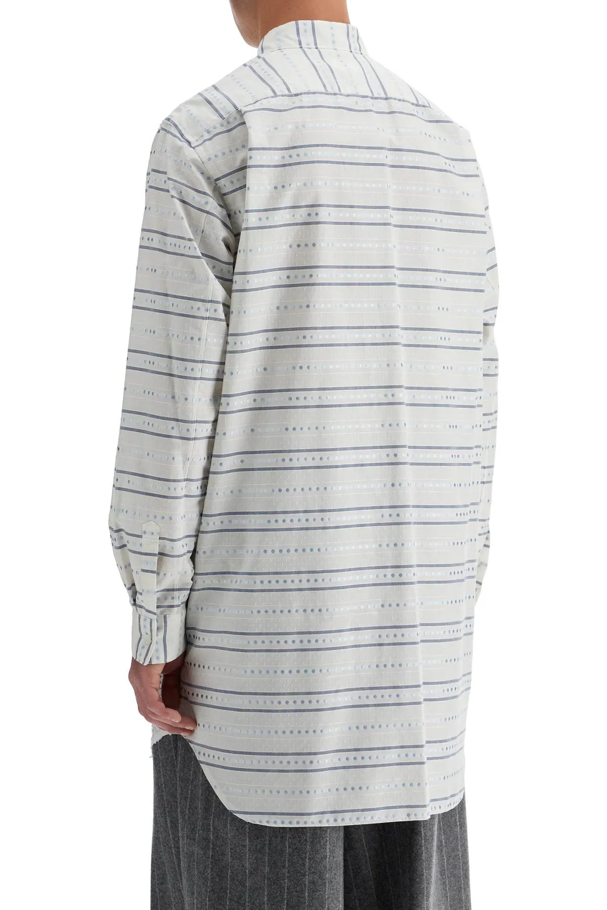 MAXI JACQUARD SHIRT WITH