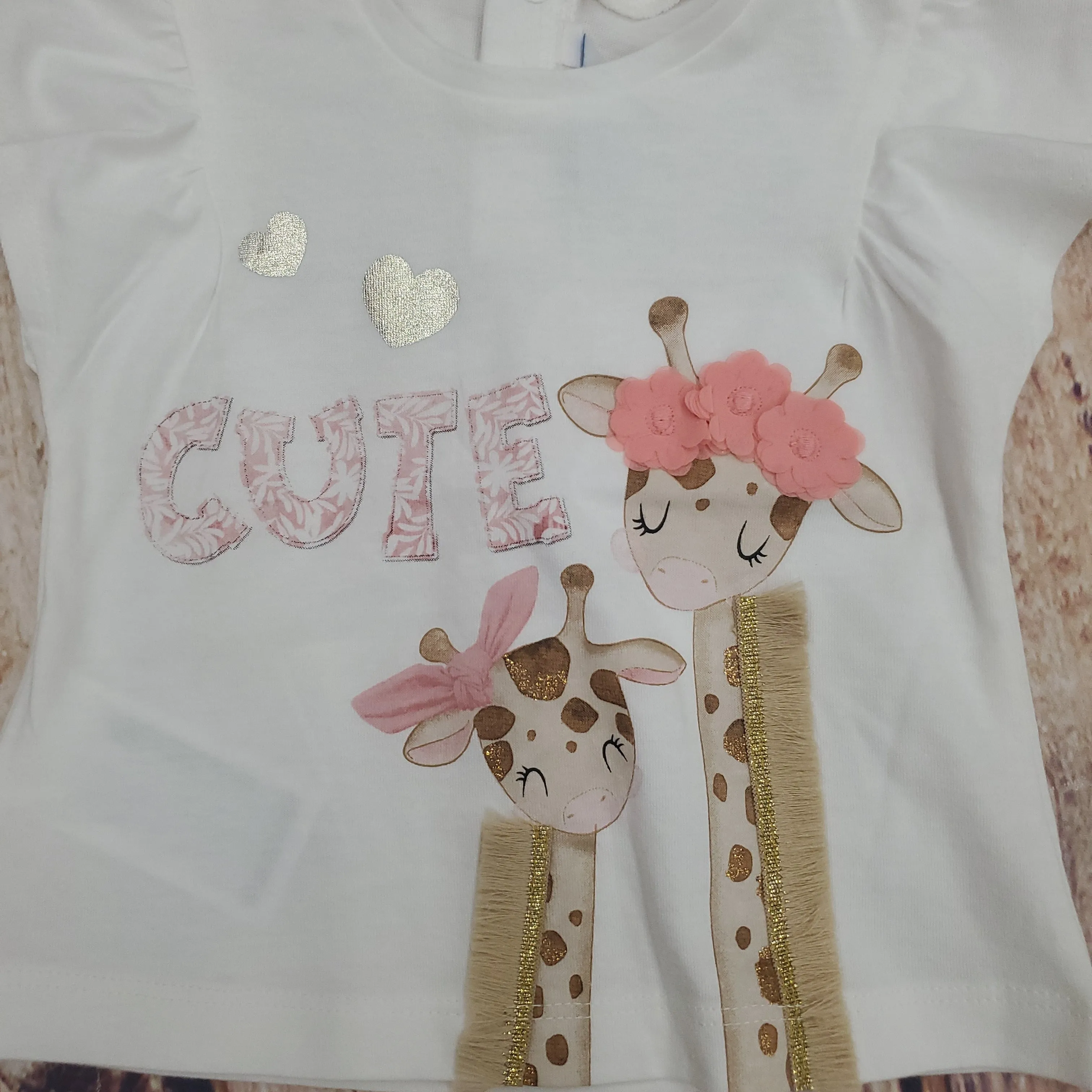 MAYORAL GIRLS CUTE GIRAFFE T-SHIRT