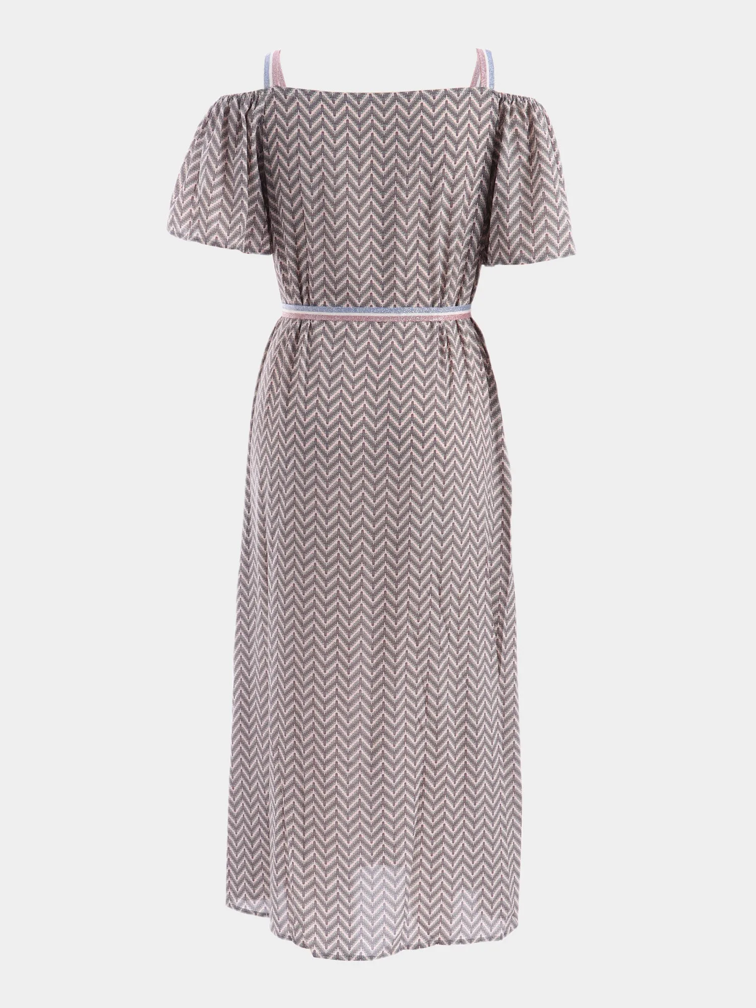 Midsize Sweet Girl Off-Shoulder Maxi Dress