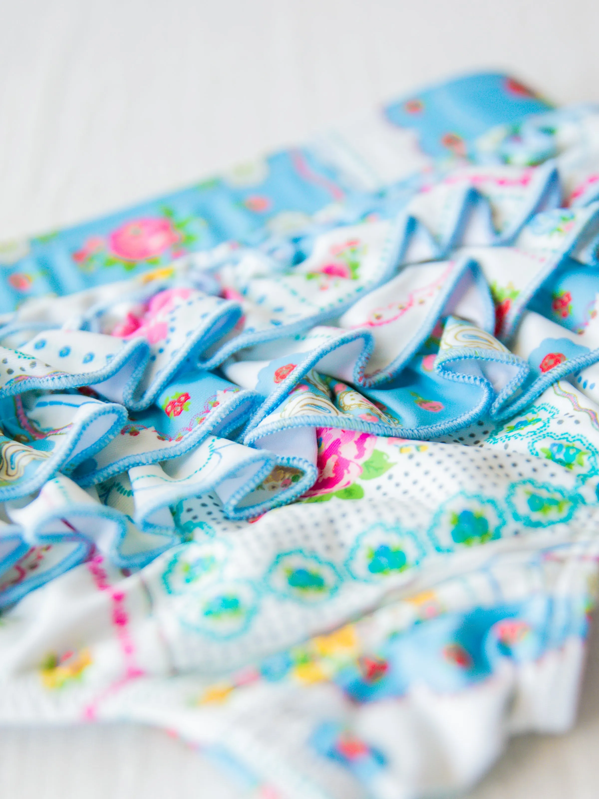 Miki Rash Guard - Spring Patchwork