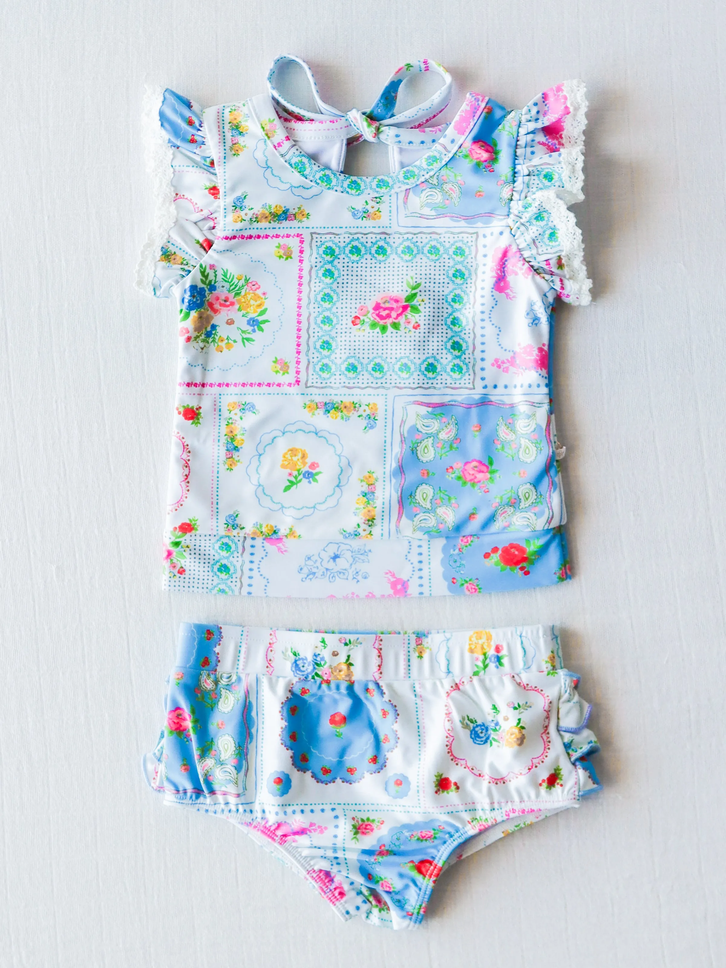 Miki Rash Guard - Spring Patchwork