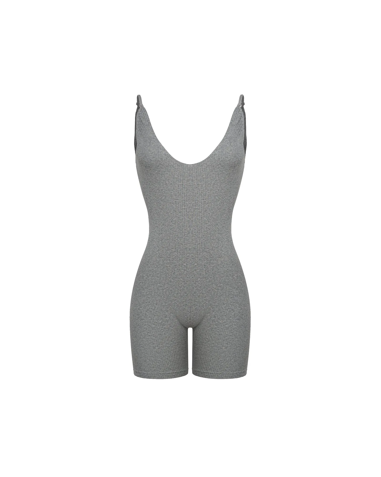 Ribbed Cotton Playsuit