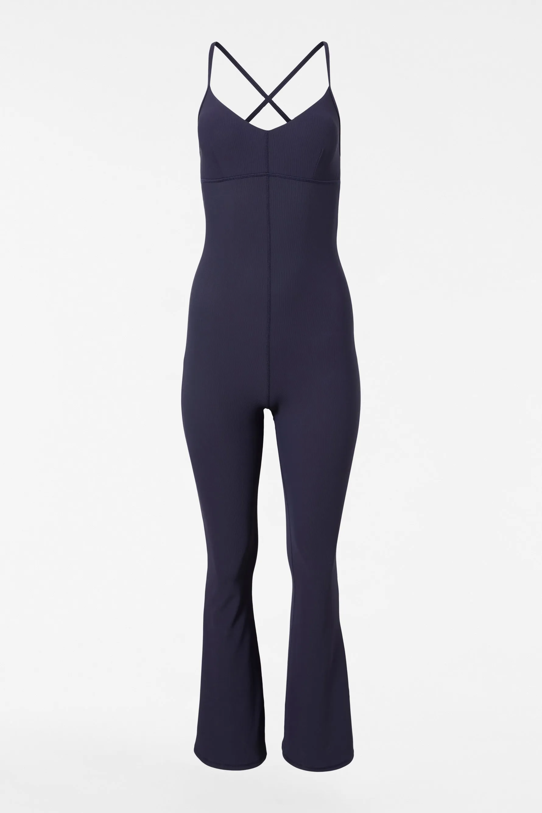 Ribbed Osaka Catsuit - Navy