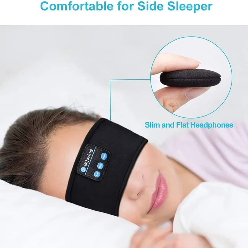 Sleep headphones bluetooth headscarf headband
