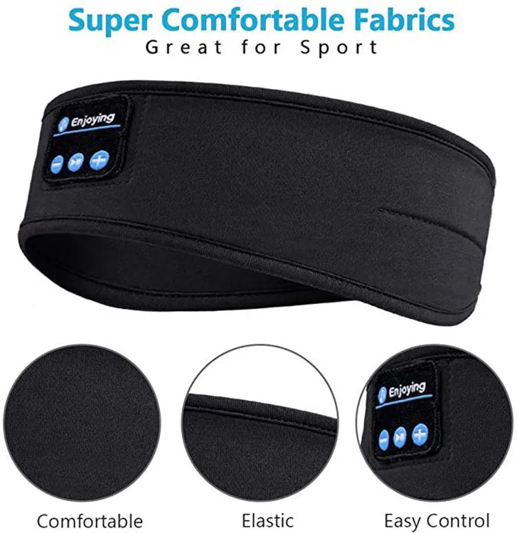 Sleep headphones bluetooth headscarf headband