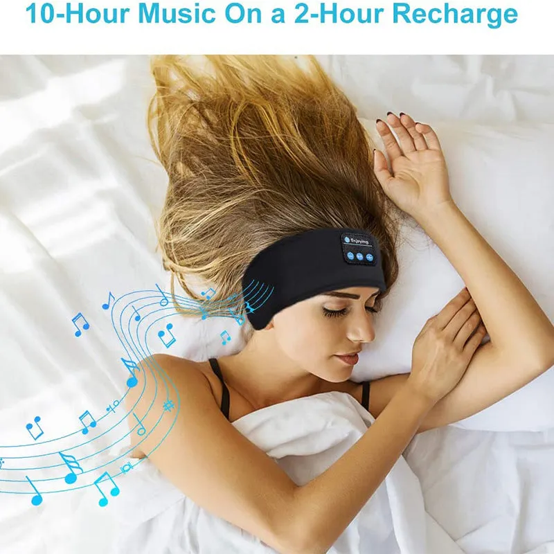 Sleep headphones bluetooth headscarf headband