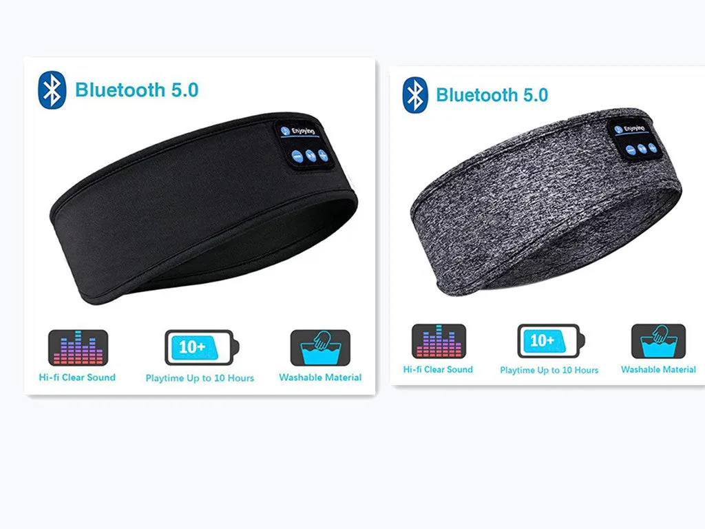 Sleep headphones bluetooth headscarf headband