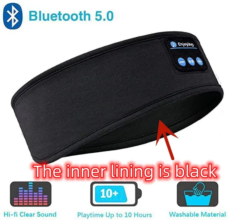 Sleep headphones bluetooth headscarf headband