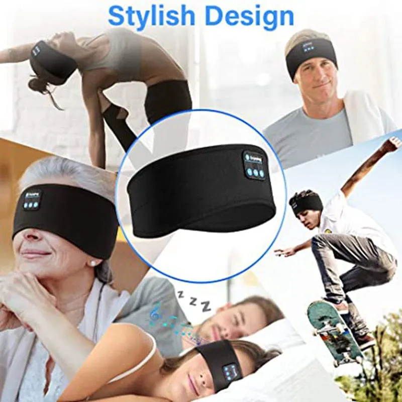 Sleep headphones bluetooth headscarf headband