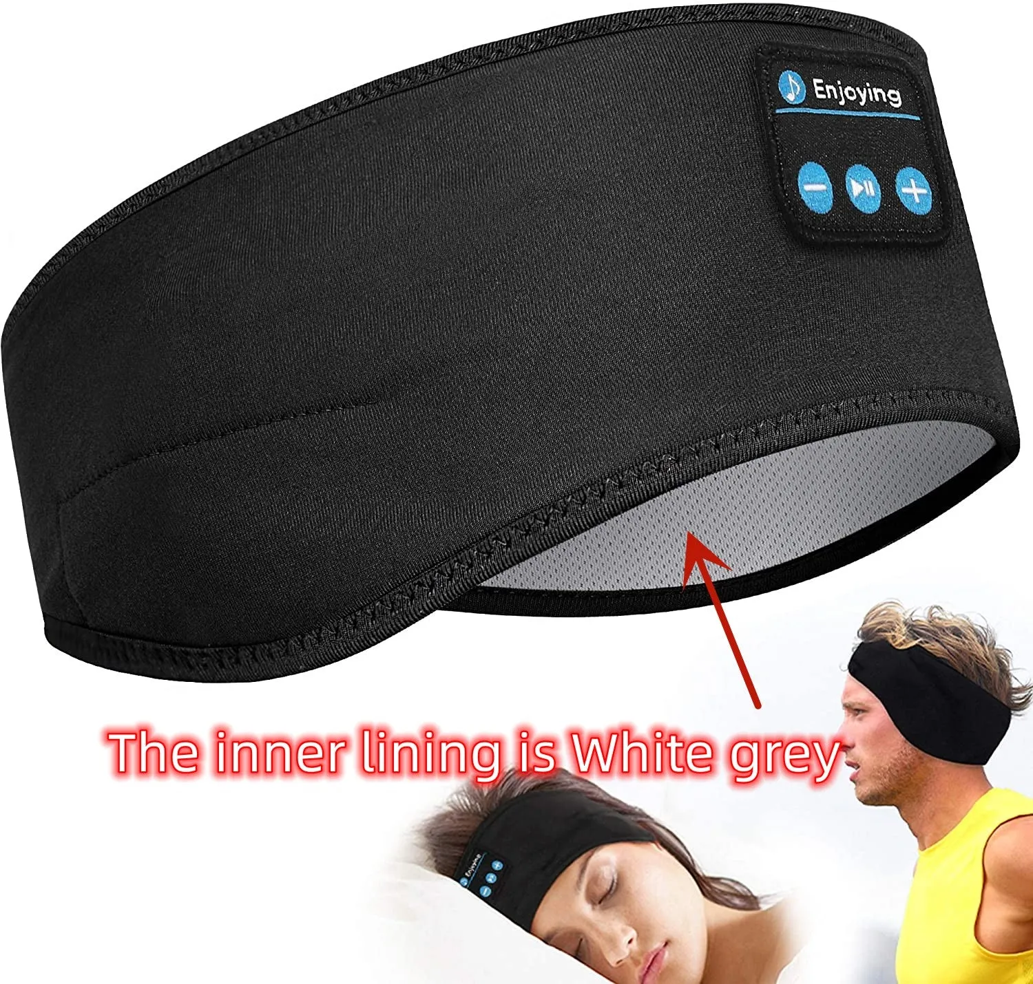Sleep headphones bluetooth headscarf headband