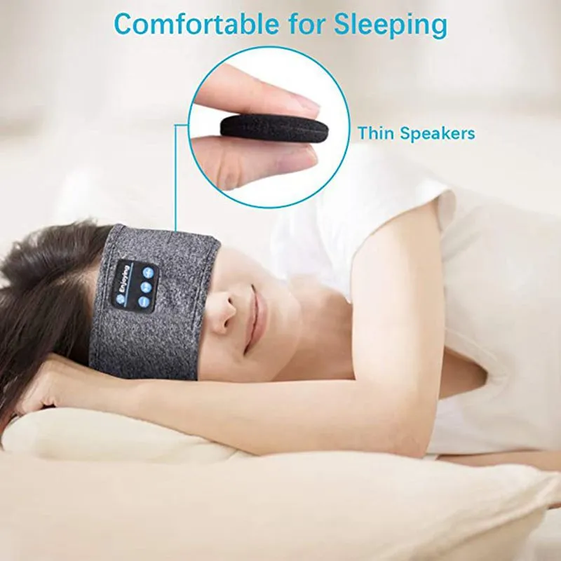 Sleep headphones bluetooth headscarf headband
