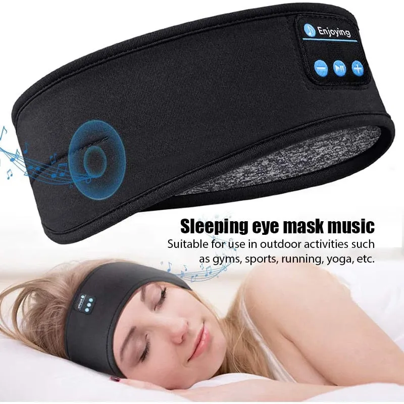 Sleep headphones bluetooth headscarf headband