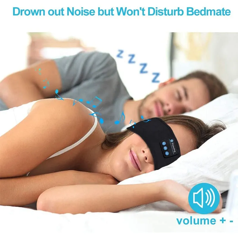 Sleep headphones bluetooth headscarf headband