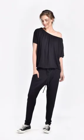 Sliding Shoulder Jumpsuit