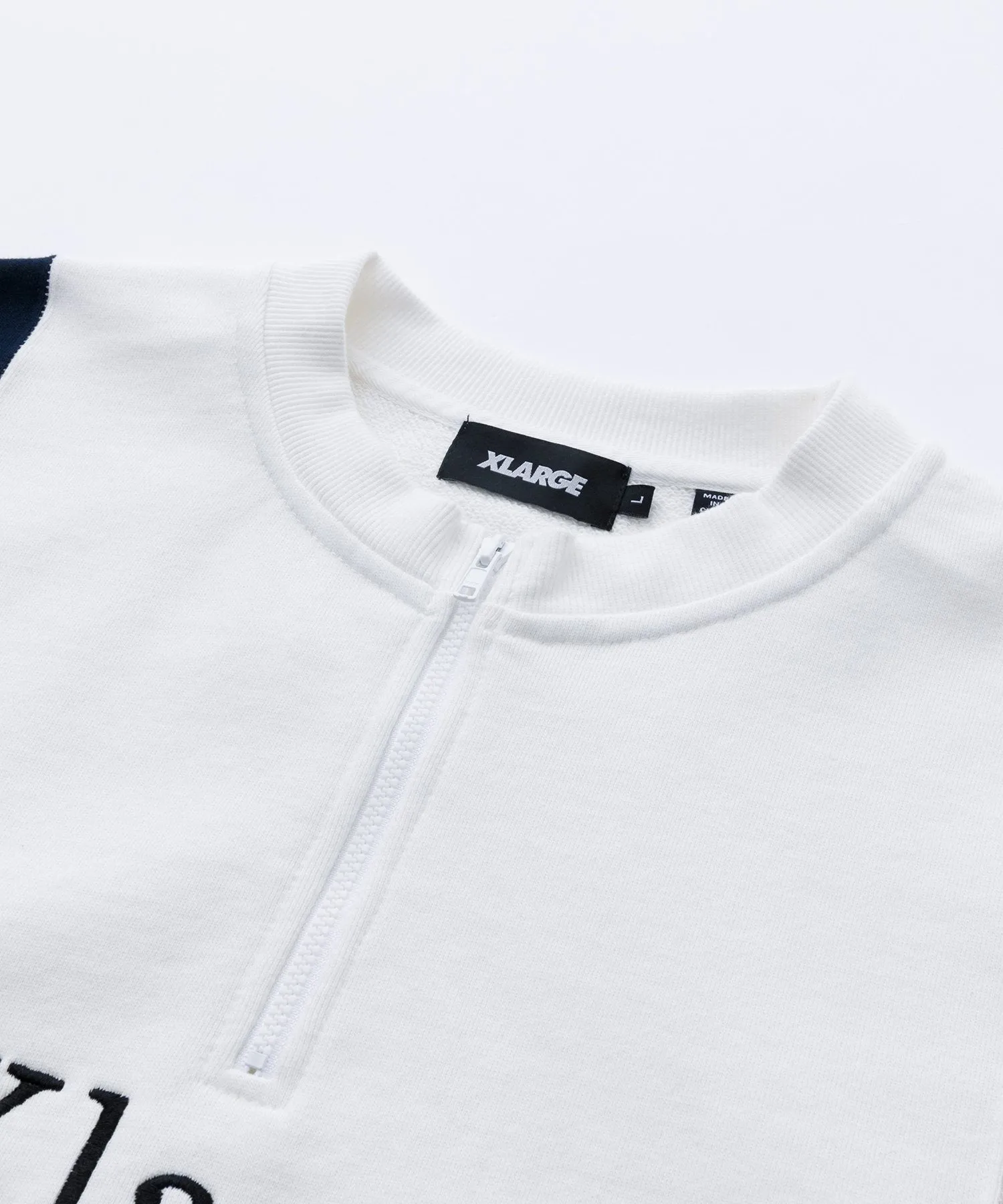S/S COLORBLOCK HALF ZIP-UP SWEAT