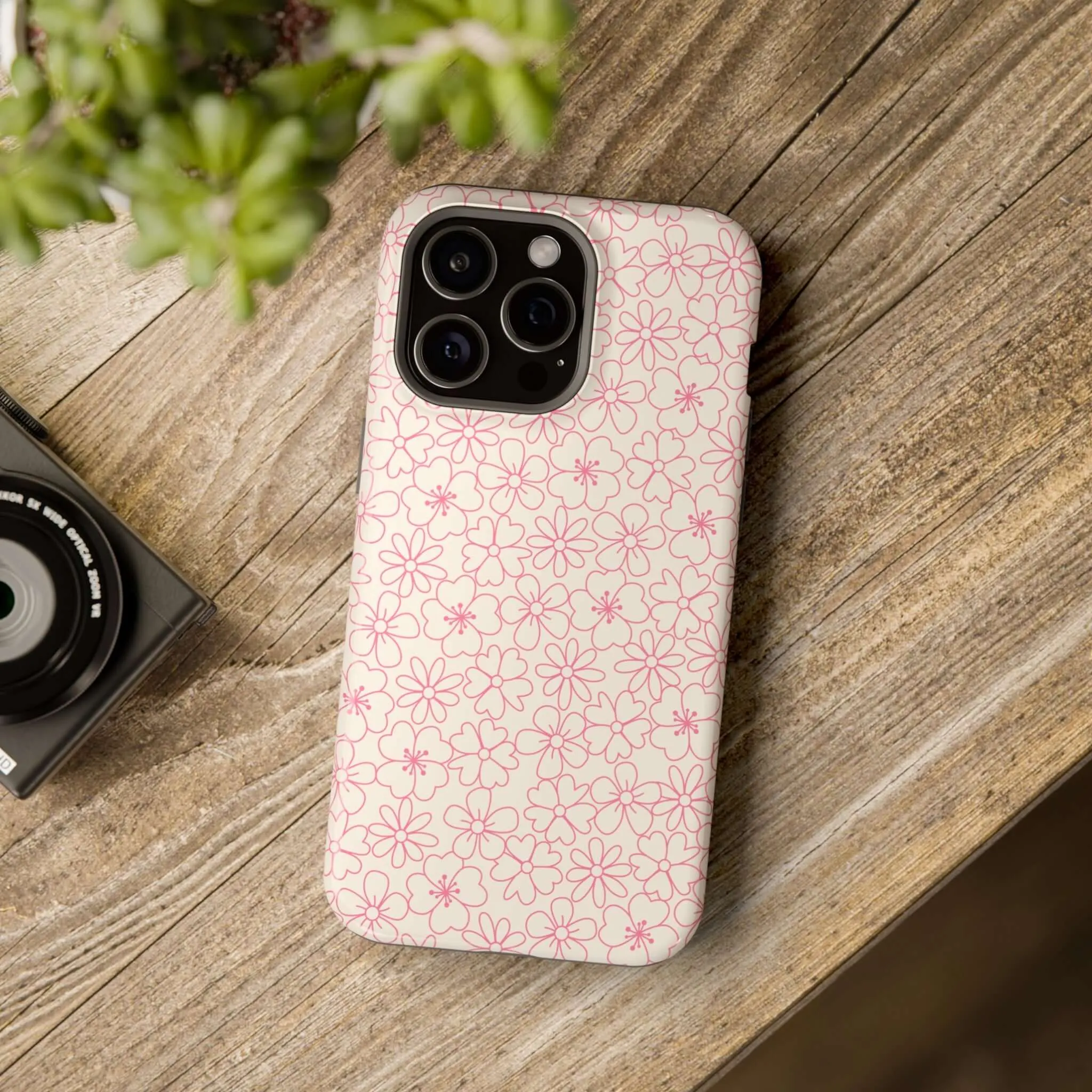 Tropical Engagement | Pink Floral Case