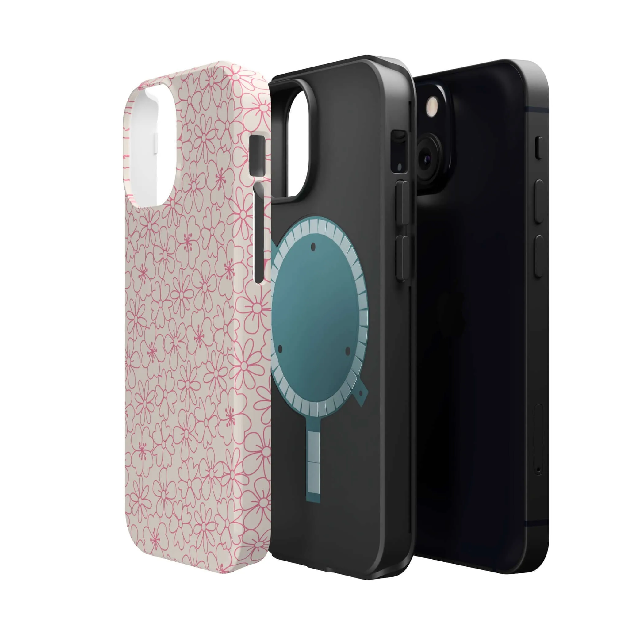 Tropical Engagement | Pink Floral Case