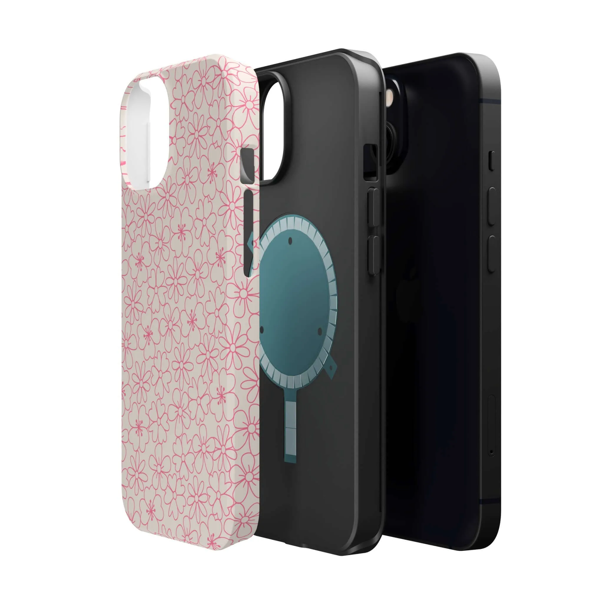 Tropical Engagement | Pink Floral Case