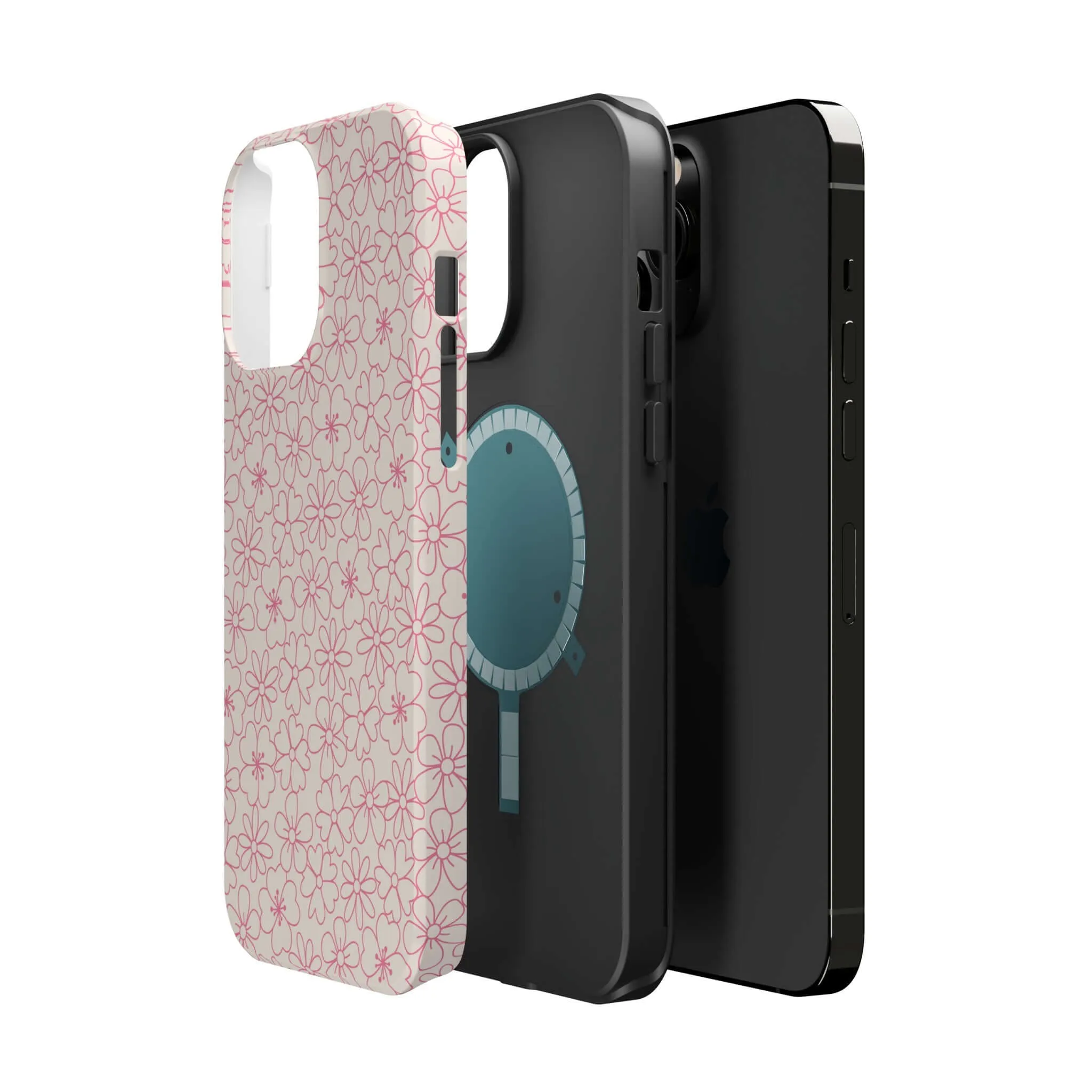 Tropical Engagement | Pink Floral Case
