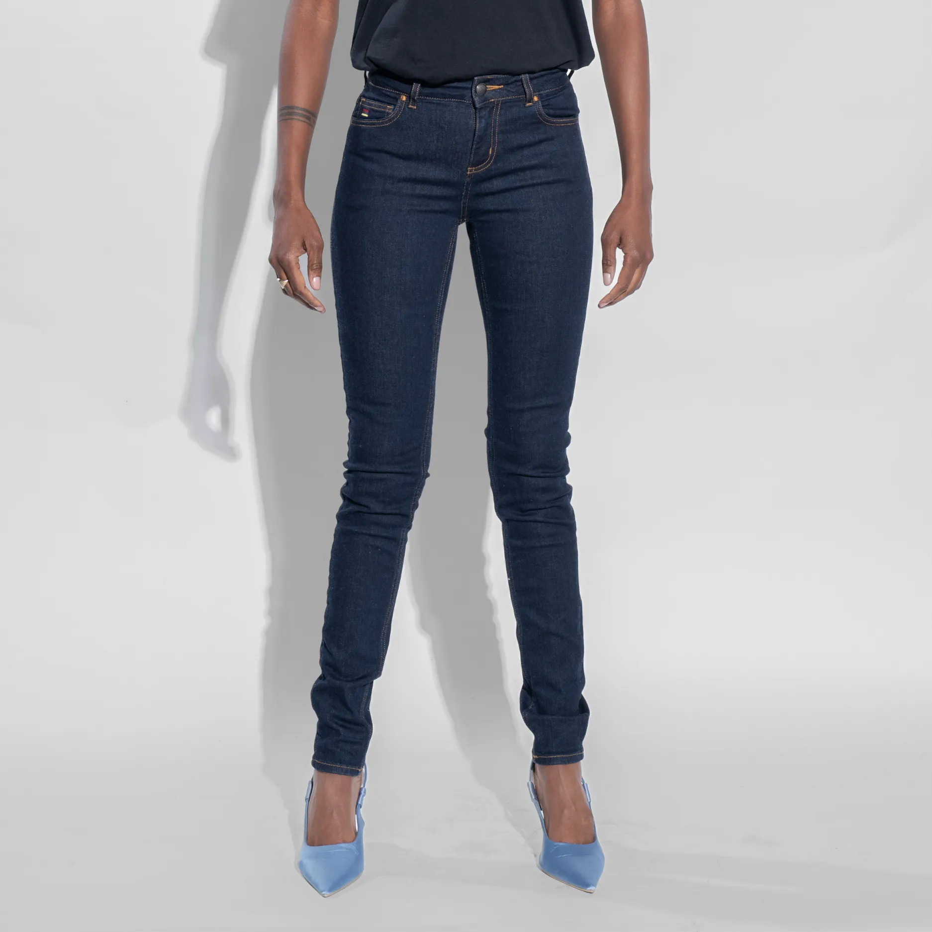 TSHEPO LADIES SKINNY ROYAL MAGRIZA JEANS, INDIGO