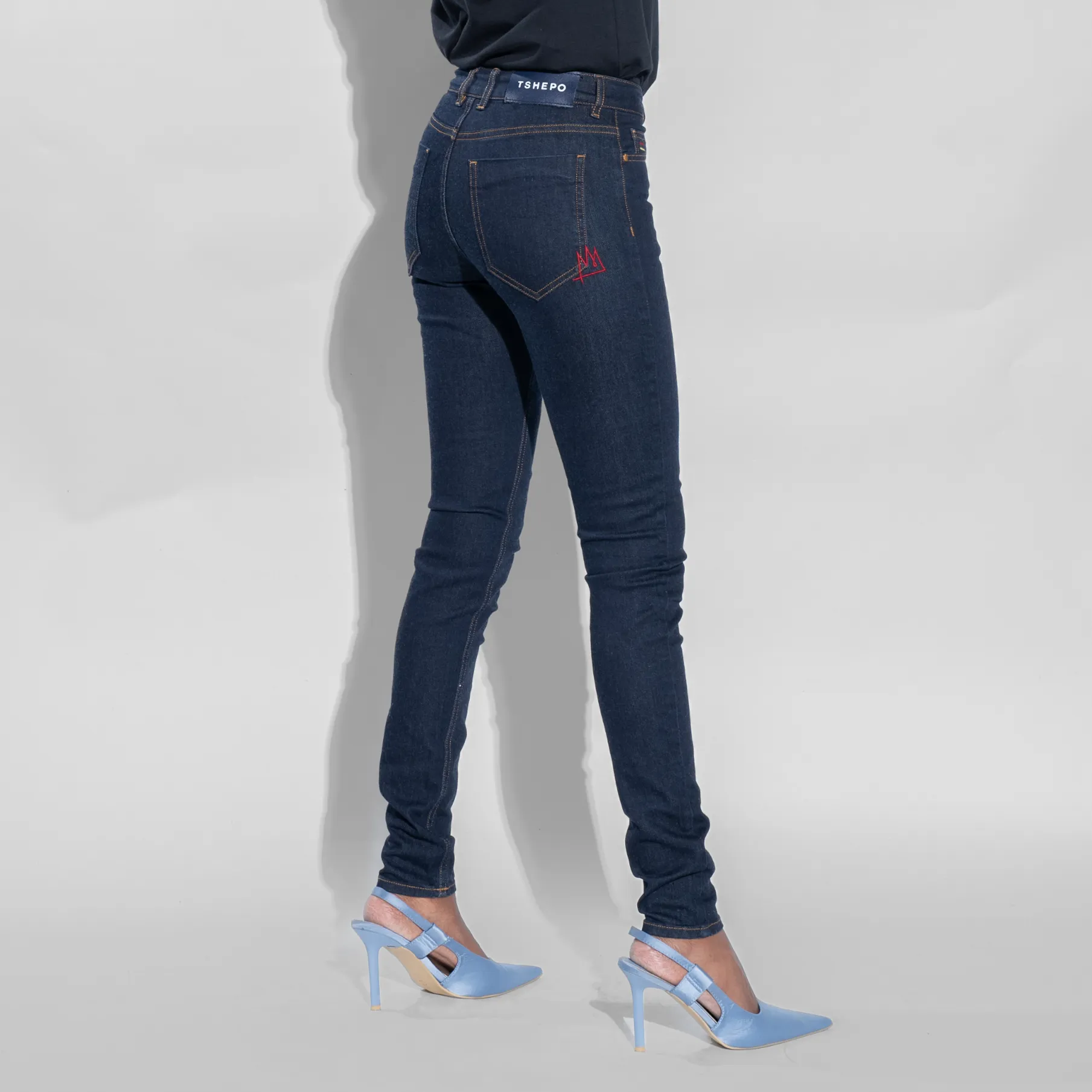 TSHEPO LADIES SKINNY ROYAL MAGRIZA JEANS, INDIGO