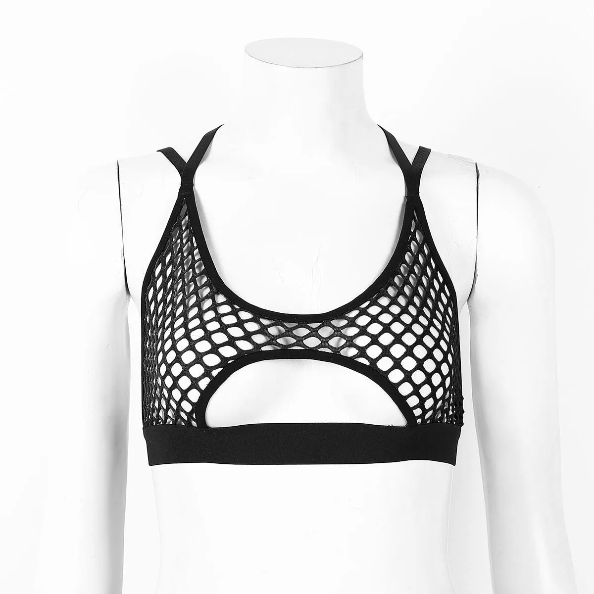 'Unborn' Fishnet Top