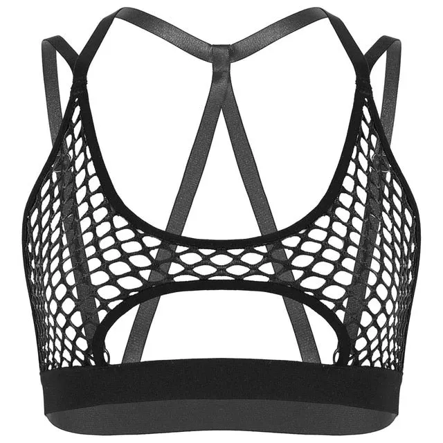 'Unborn' Fishnet Top