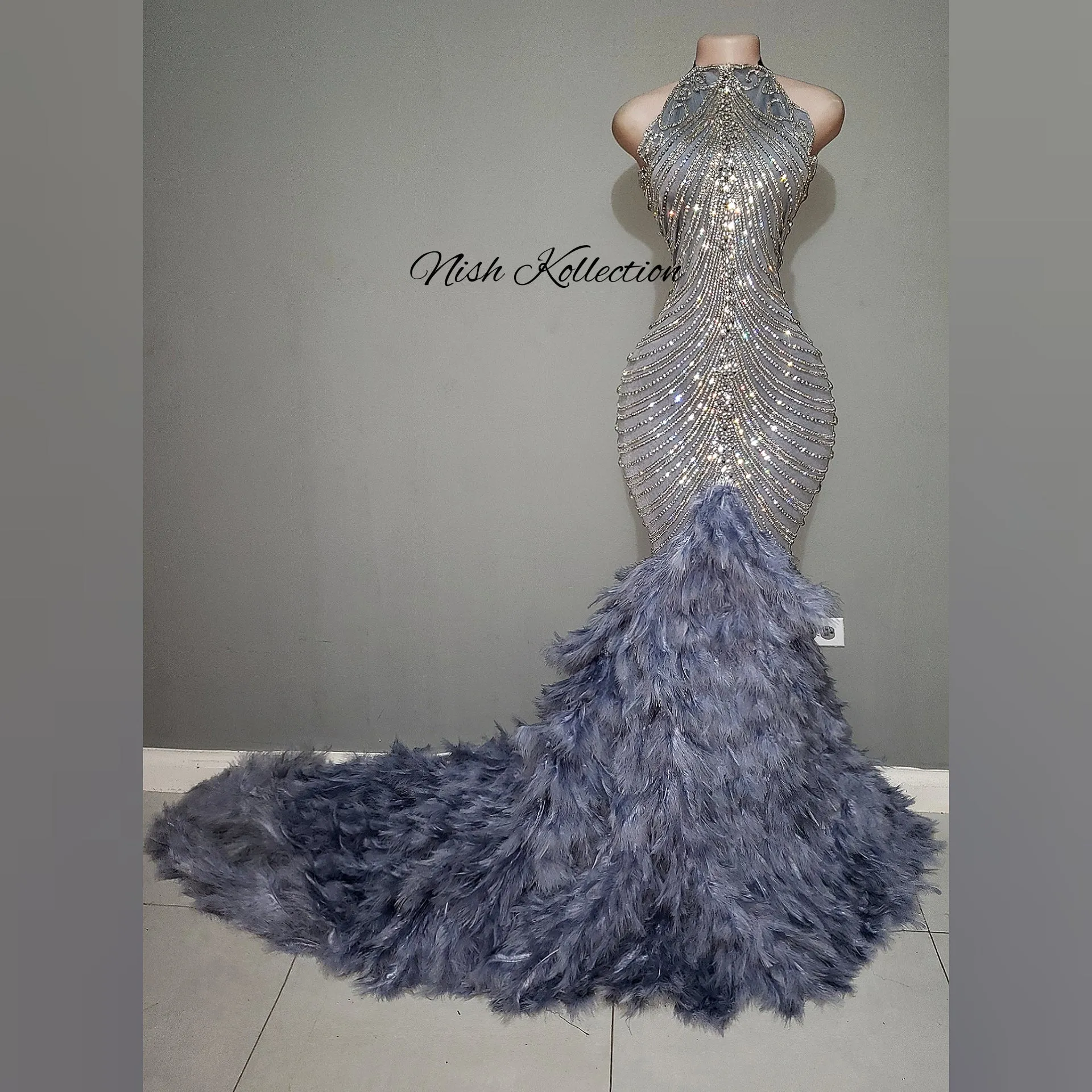 Winter Wonderland Rhinestone Gown