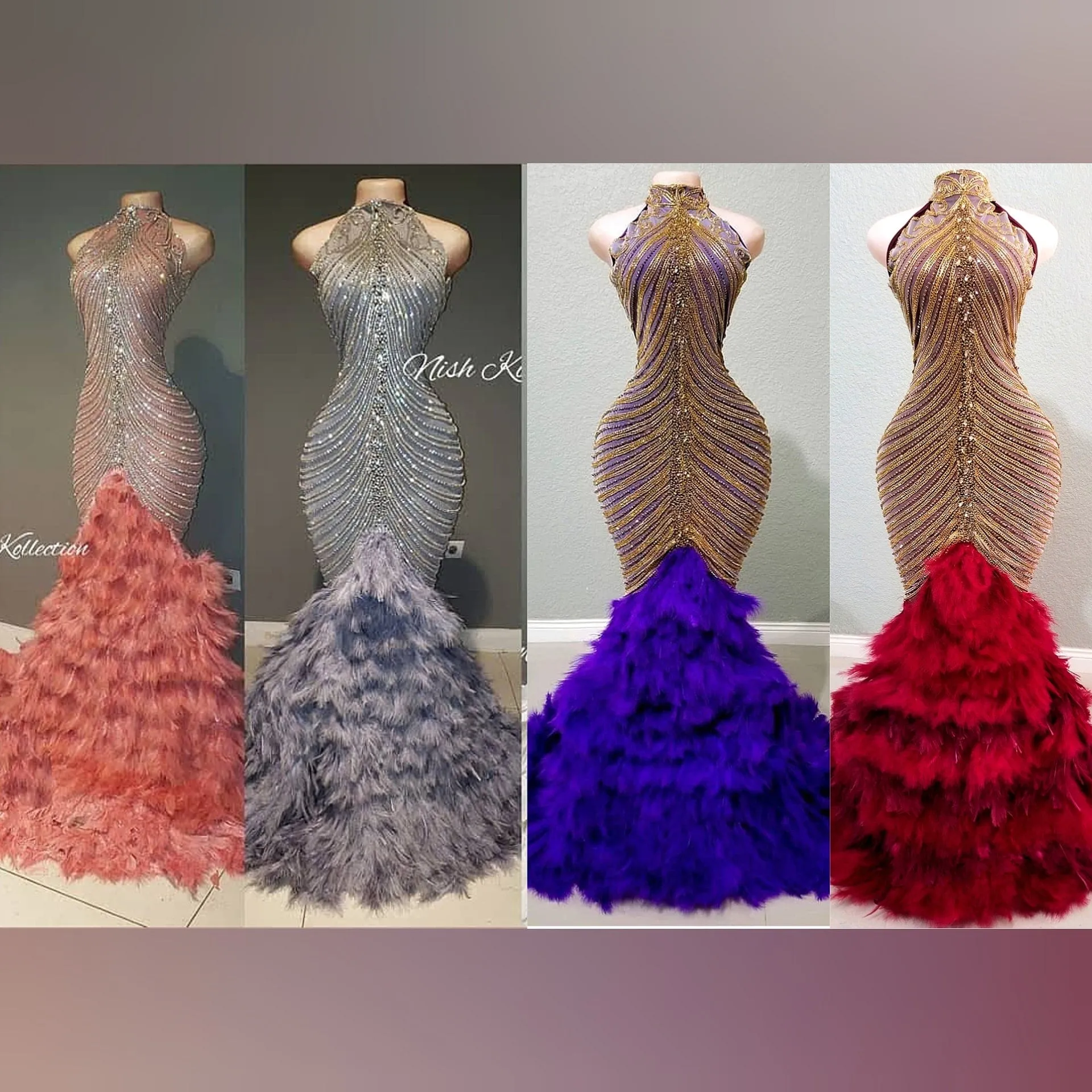 Winter Wonderland Rhinestone Gown