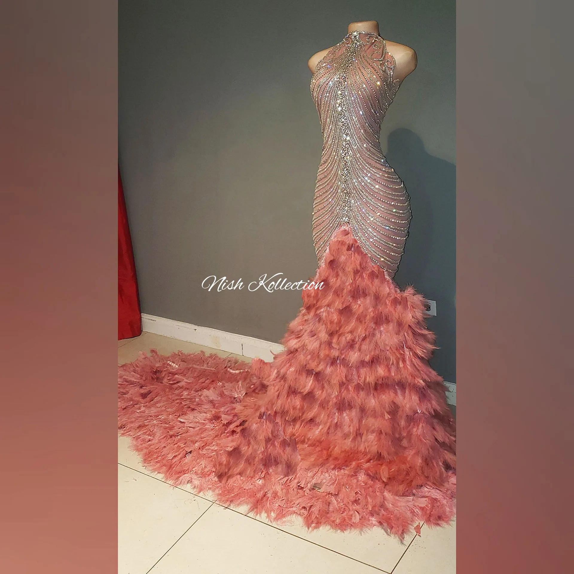 Winter Wonderland Rhinestone Gown