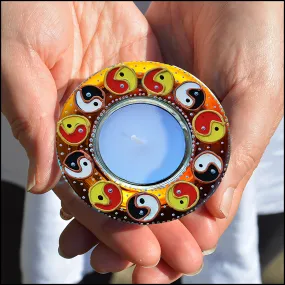 Yin Yang Personalised Balance Tealight Holder